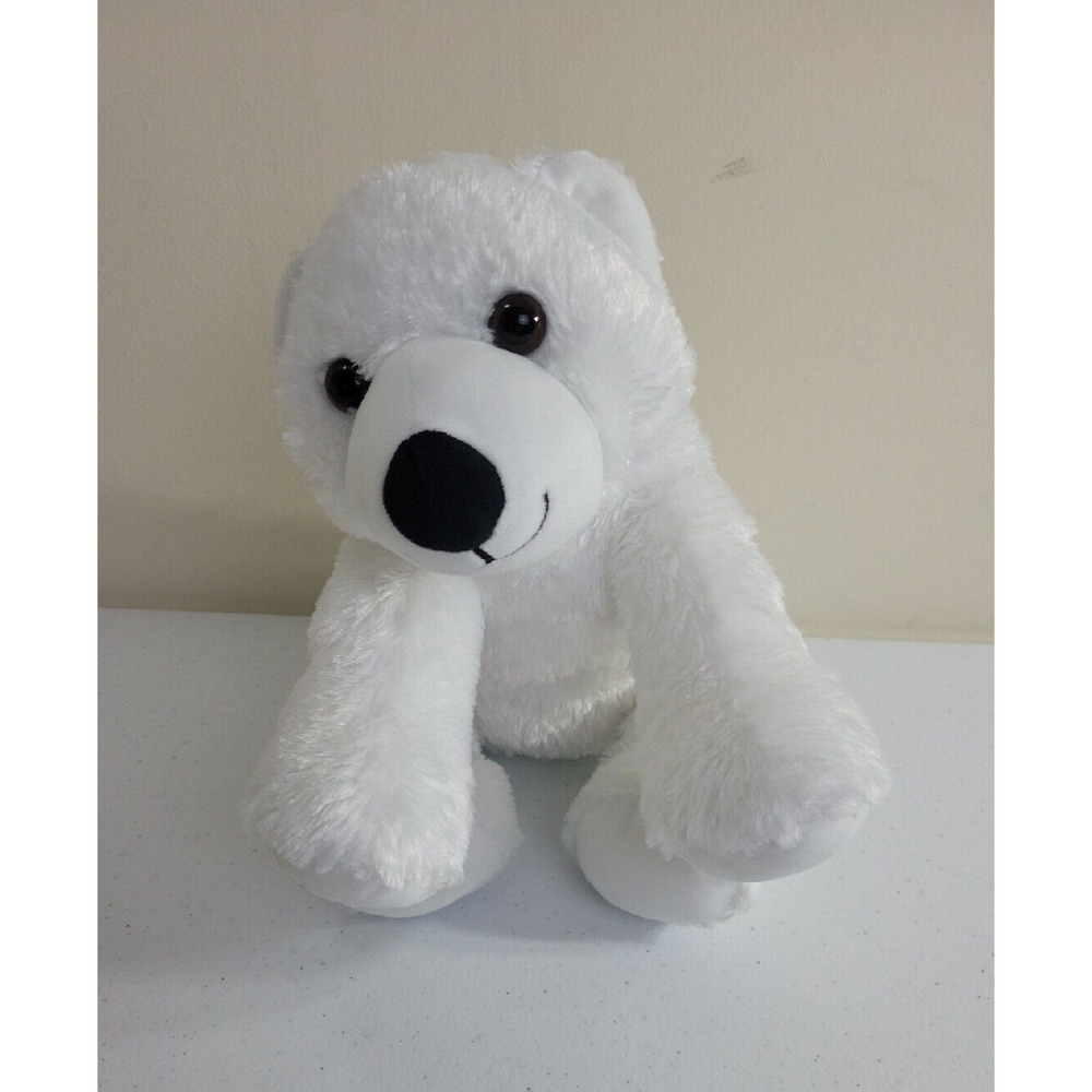 Build A‎ Bear BAB Workshop White Polar Bear Soft Cuddle Plush Stuffed Animal 12"